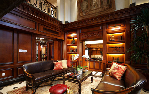 雅居樂禦賓府古典美式複式360平米複古風