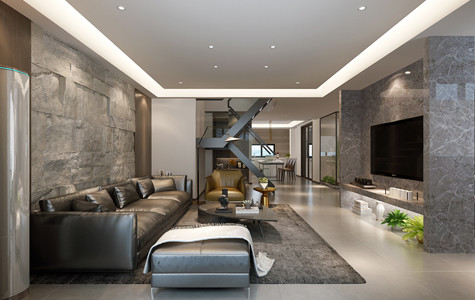 華僑城天鵝堡複式260平米現代簡約