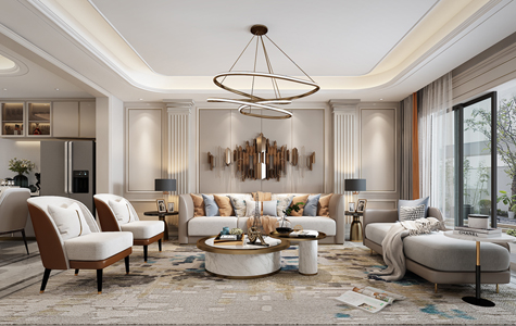 科(kē)為(wèi)城墅172平米現代輕奢風格設計