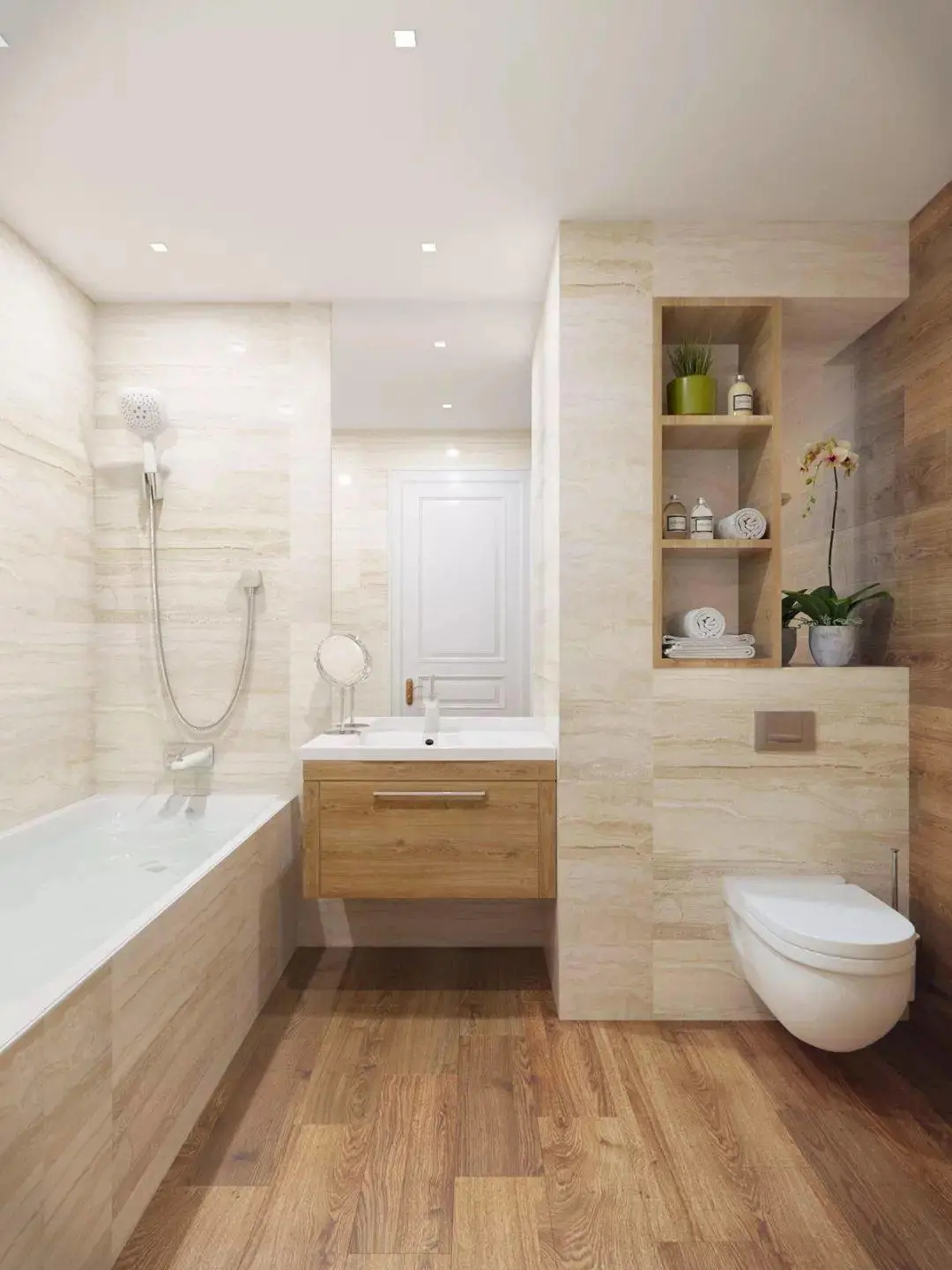 衛生間小(xiǎo)空間不好利用(yòng)，不妨試試美觀大氣的壁龛5